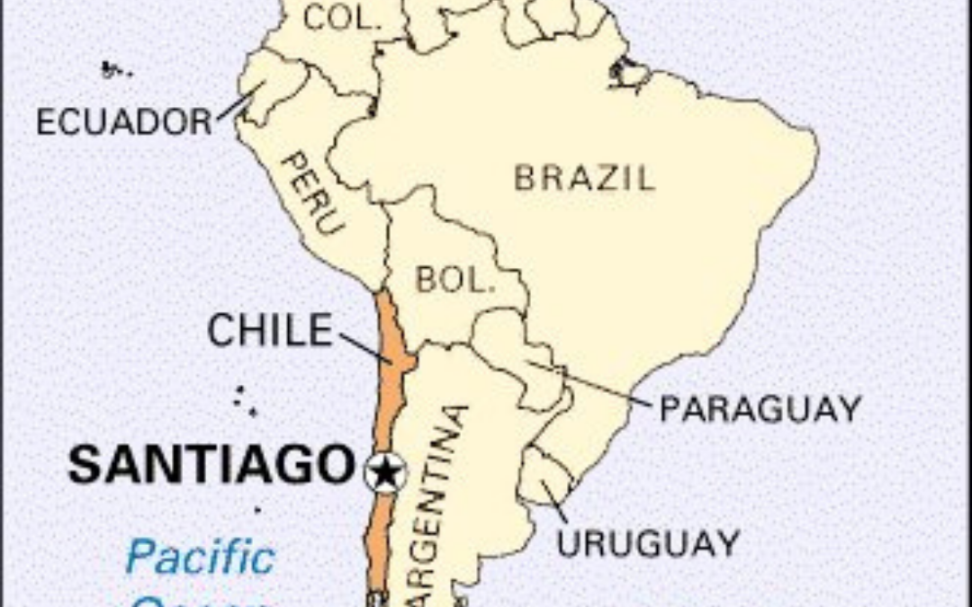 Map of Santiago de Chile